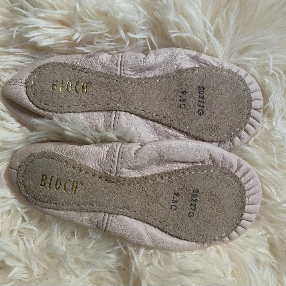Bloch children’s Giselle ballet shoes sz9.5 - Picture 3 of 5
